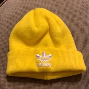 Yellow Adidas Beanie